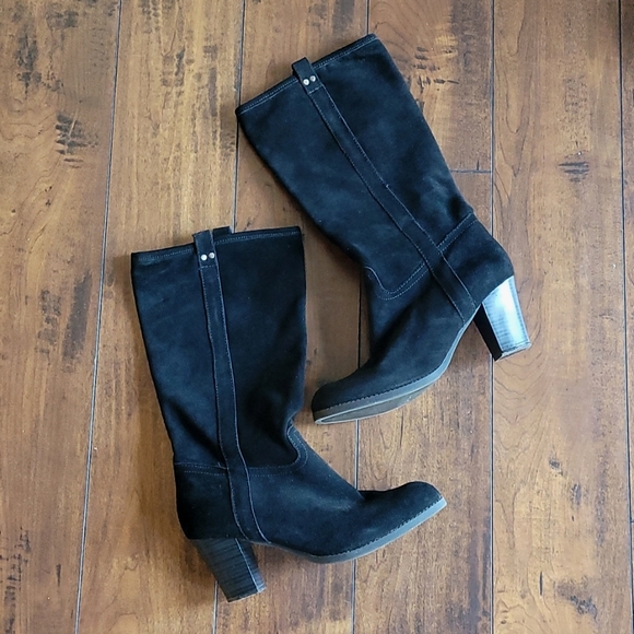 Merona | Shoes | Merona Black Suede 